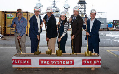 BAE Systems breaks ground for new shiplift, land level facility in Jacksonville