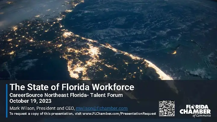 The State of Florida Workforce Presentation Cover