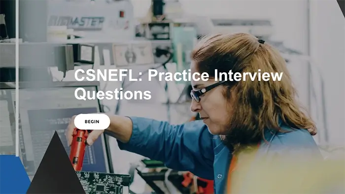 CSNEFL Practice for Your Interview Workshop