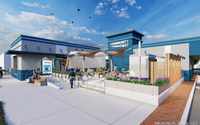 Community First Credit Union unveils renderings of Edgewood Bakery redesign