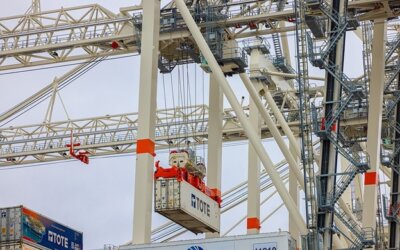 JaxPort adds two cranes to Blount Island assets, commissioning third at Talleyrand