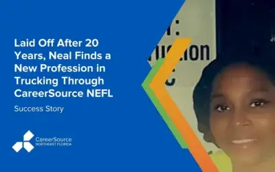Laid Off After 20 Years, Neal Finds a New Profession in Trucking Through CareerSource NEFL